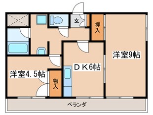 八千代ハイツの物件間取画像